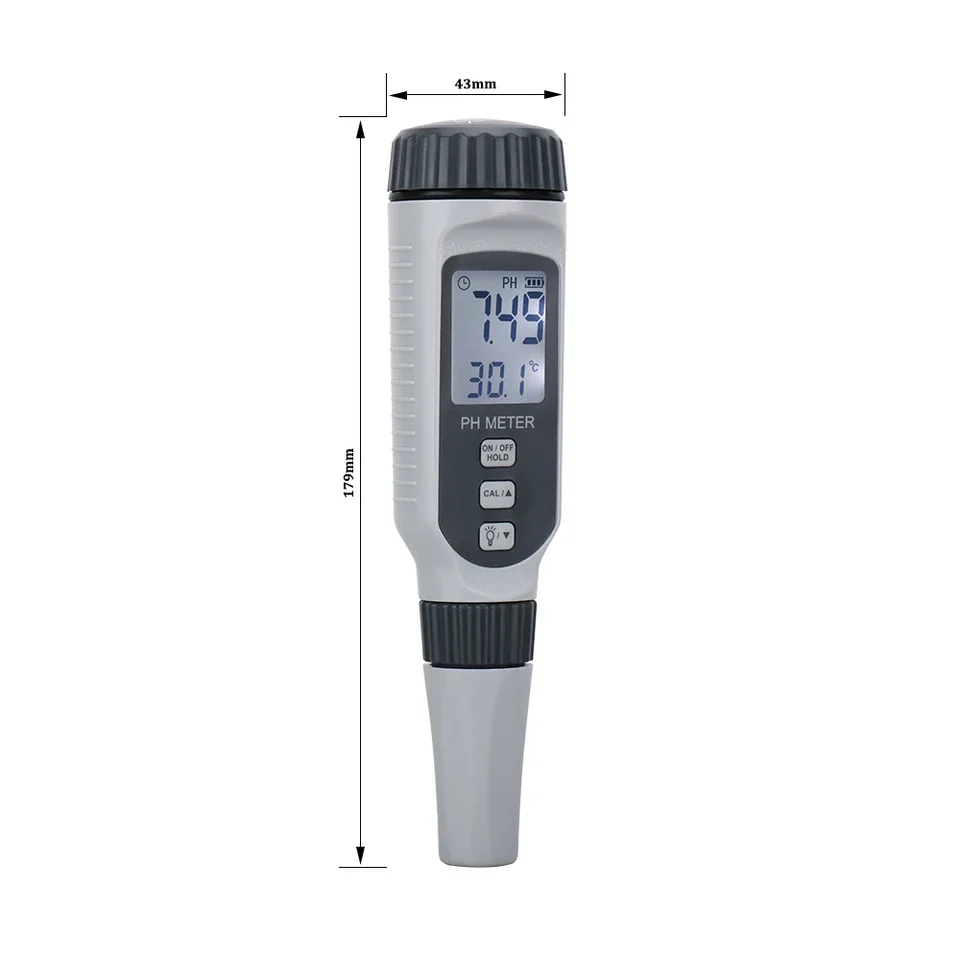 Professional high-precision PH detector, pen-type aquarium water quality tester