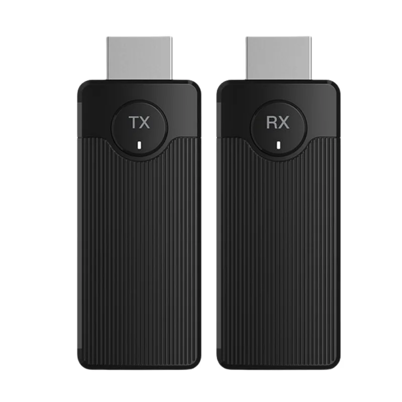 Portable ABS 50M HDTV Wireless Transmitter & Receiver with Decode & 1080P Output 2.4/5G Extender for Laptop   o & Video