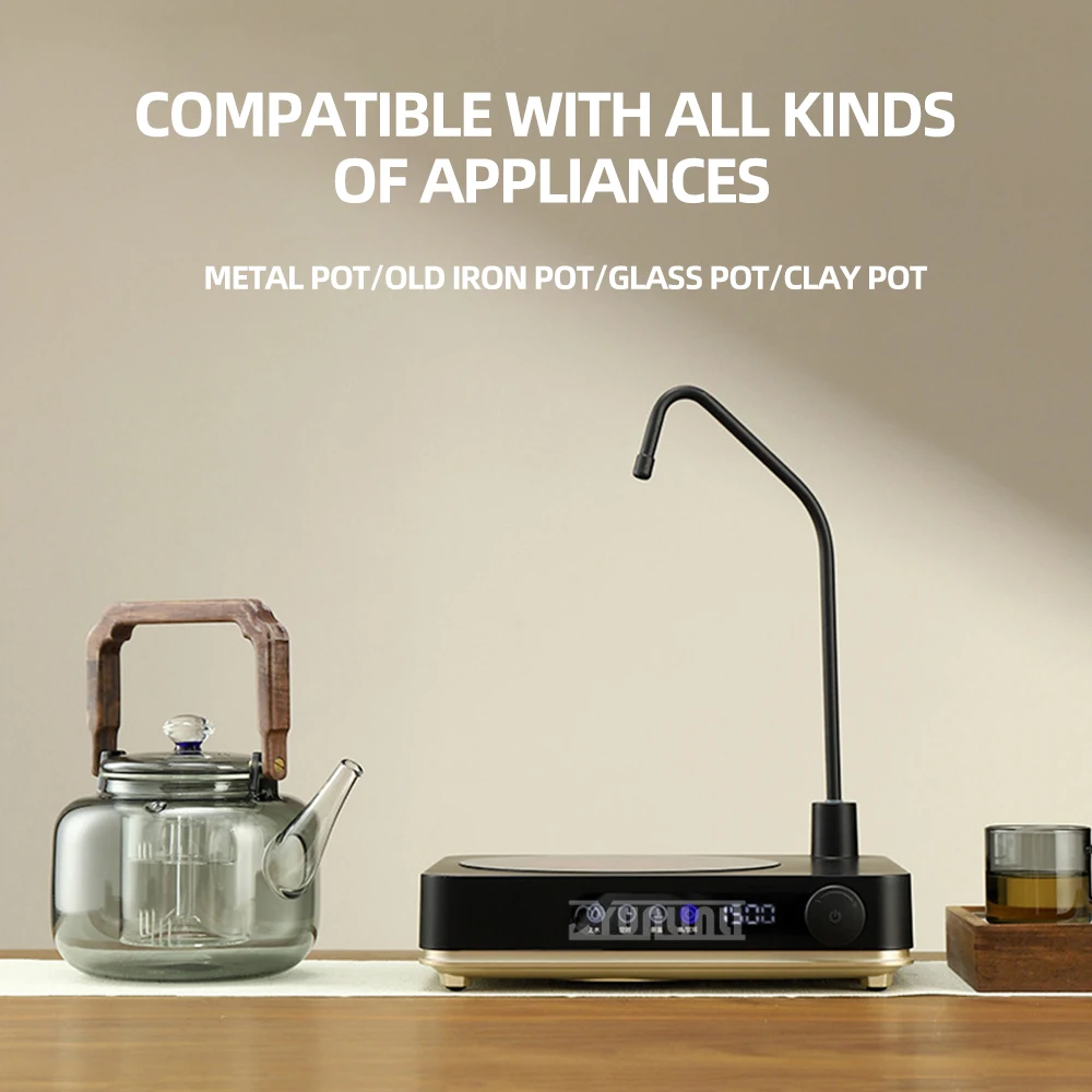 

Intelligent Electric Pottery Tea Stove Automatic pumping Water Heating Machine 1500W Hot Plate Heater Stoves