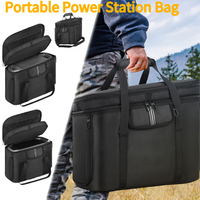 Carrying Case Travel Storage Bag Waterproof Protective Case Dustproof Anti-drop for Ecoflow Delta 3 Plus/Solar Generator Delta 2
