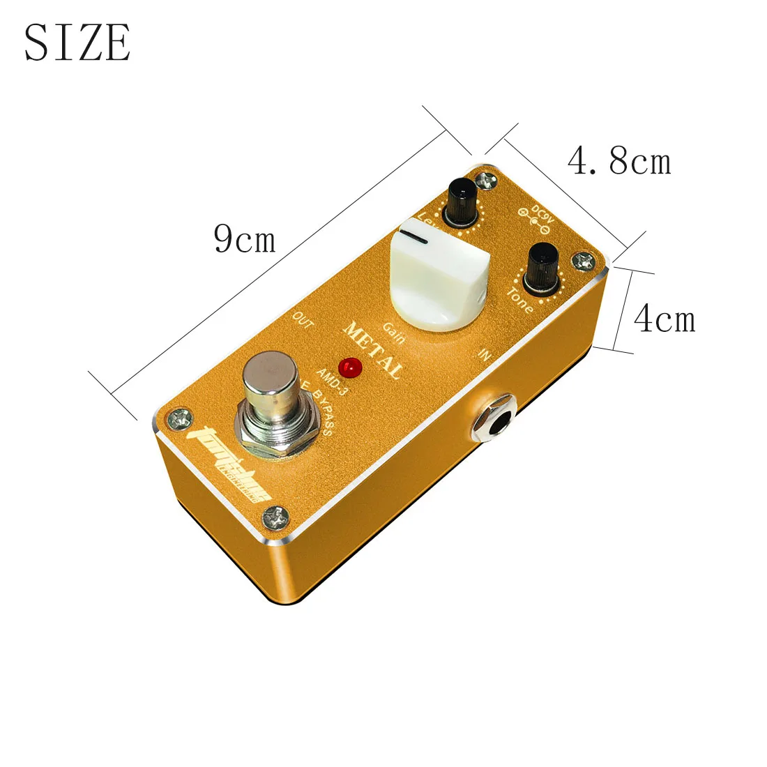 Гитарная педаль эффектов AROMA True Bypass Distortion/Chorus/Delay/Booster/Overdrive Distortion/Blues/Metal/Bass Limiter Запчасти для гитары