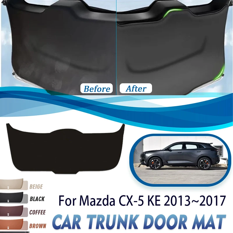 Car Rear Trunk Door Covers For Changan UNI-K UNIK UNI K 2020-2026 Anti-dirty Rug Boot Tail Gate Pad Leather Mat Auto Acesssories