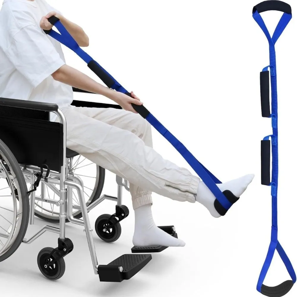 Walking Aids Multi Use Leg Lifting Belt Nylon Wear Resist Leg Lift Strap Elastic Leg Train Strap Disabled Accessories