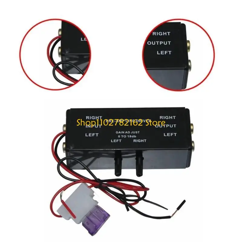 

547B Amplifier Enhancer Low Noise Line Driver Suitable for Vehicle Marine Sound Systems with Adjustable Gains Control