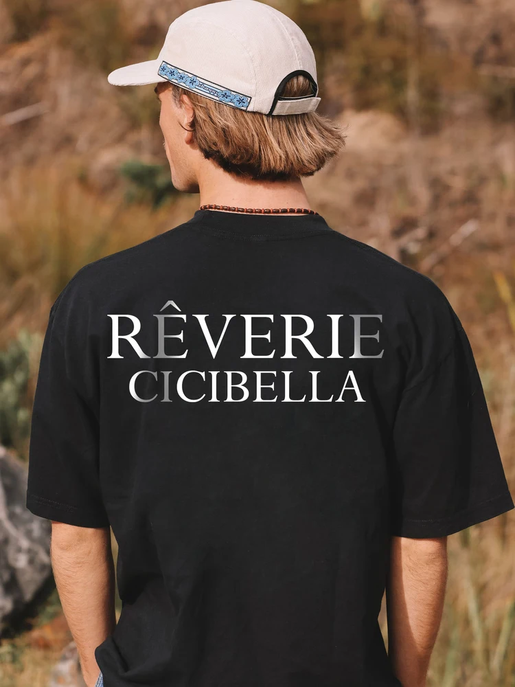 

Мужская футболка Cicibella American Sle Loose с коротким рукавом, из чистого хлопка, с буквенным принтом, повседневная, удобная, модная, летняя.