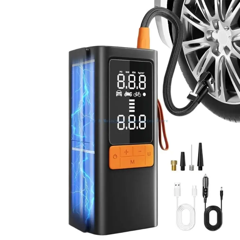 

L5BC Wireless Air Pumps Portable Electric Tire Inflator Air Compressor Car Bike