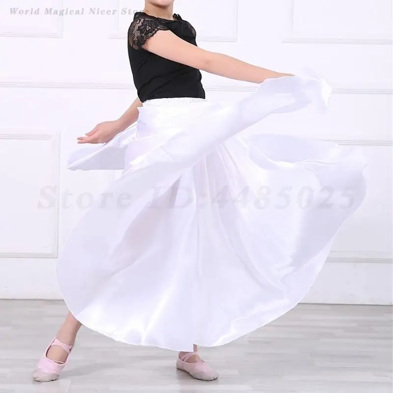 Kinder Performance Tanzkostüm Erwachsene Kinder Big Swing Ballett Bauchtanz Rock Gypsy Flamenco Tango Tänzerin Übungskleidung