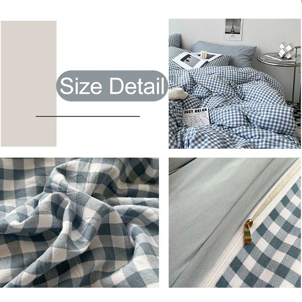 شريط منقوش 3 قطعة/4 قطعة مجموعة أغطية اللحاف غطاء لحاف مريح صديق للبشرة مناسب لجميع أنواع البشرة للطلاب spi구 fulcétt Poastieel