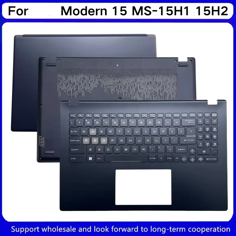 

Новинка для Kailxuling Modern 15 MS-15H1 15H2, корпус D, чехол для ноутбука C с клавиатурой