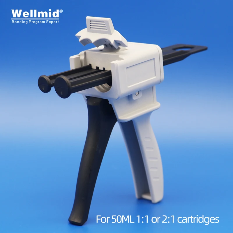 Araldite cartridge AB Gun 50ml 10:1 Manual Caulking Dispensing Gun Kit Impression Mixing Dispensing Dispenser 2048 AB Glue Gun
