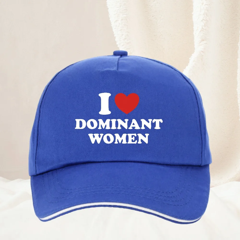 I Love Dominant Women Graphic Print hat Funny Casual Summer Personality Outdoor All Seasons Travel Gift Caps Hat
