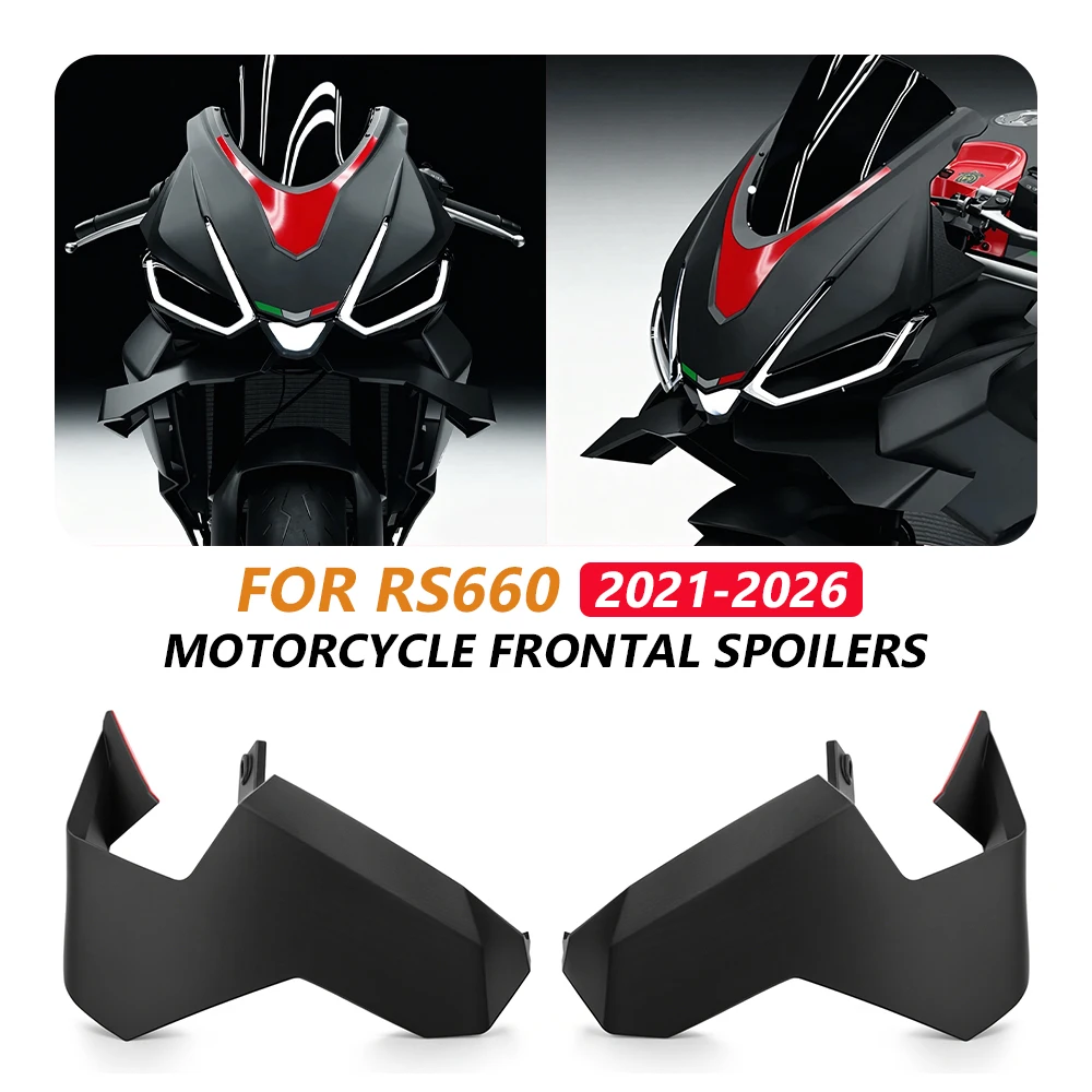 

Aero Nose Cone Device For Aprilia RS660 RS 660 2021 2022 2023 2024 2025 2026 Motorcycle Downforce Frontal Spoilers Winglet Wing