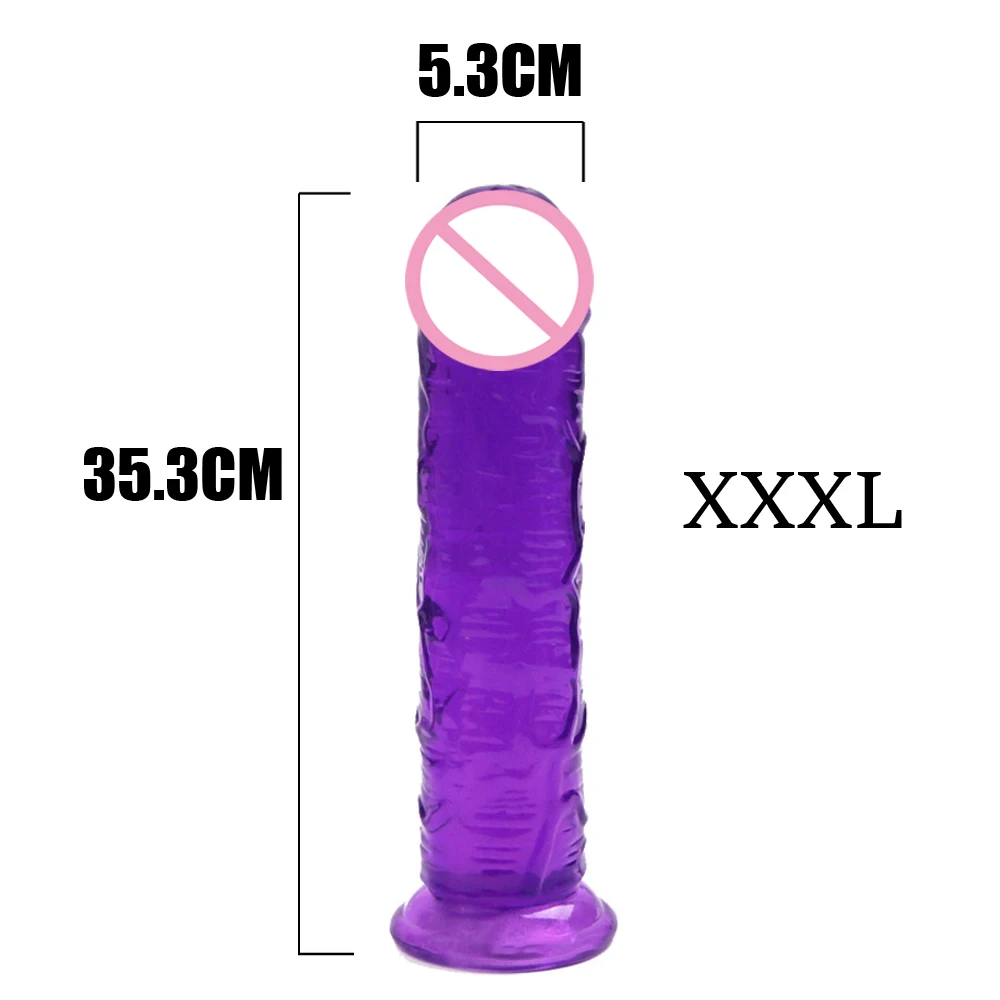 Dildo Anal Plug Dilldo? for Women But Cock Sex Toys Butt​ Woman Penis Dilbo? 18 Realistic Strapon Dildos Strap-on Adults Glass