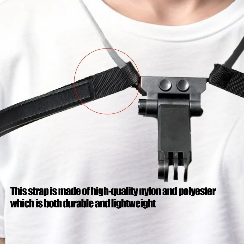 Anti-Shake Rope Straps for Gopro Hero Insta360 DJI Action Camera Accessory Nylon Chest Harness Belt for GoPro Neck Holder Mount