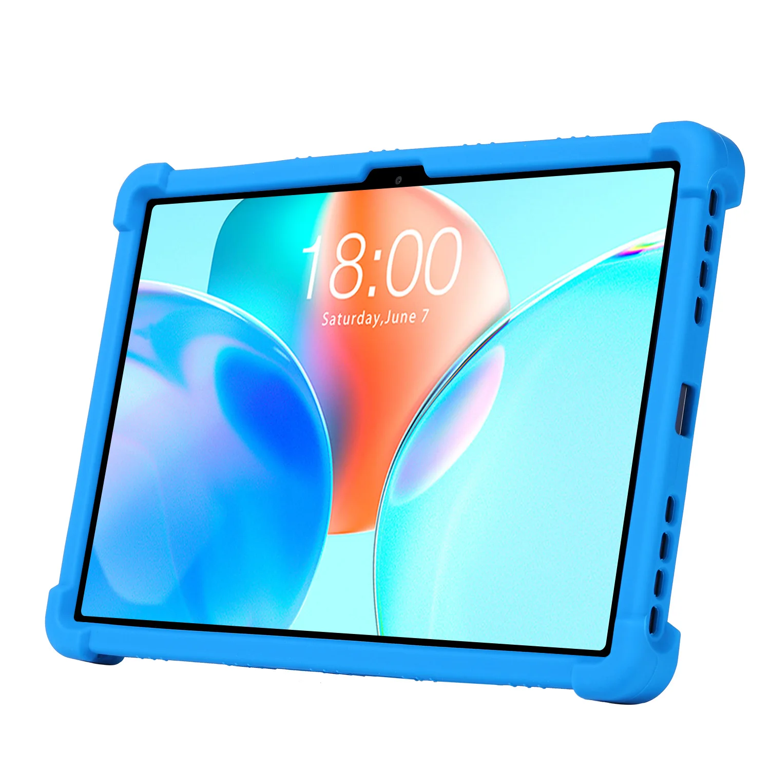 for the  TECLAST P50T 11-inch Tablet Soft Silicone Case Thick Shockproof Anti-Drop Non-Slip Foldable Stand Cover
