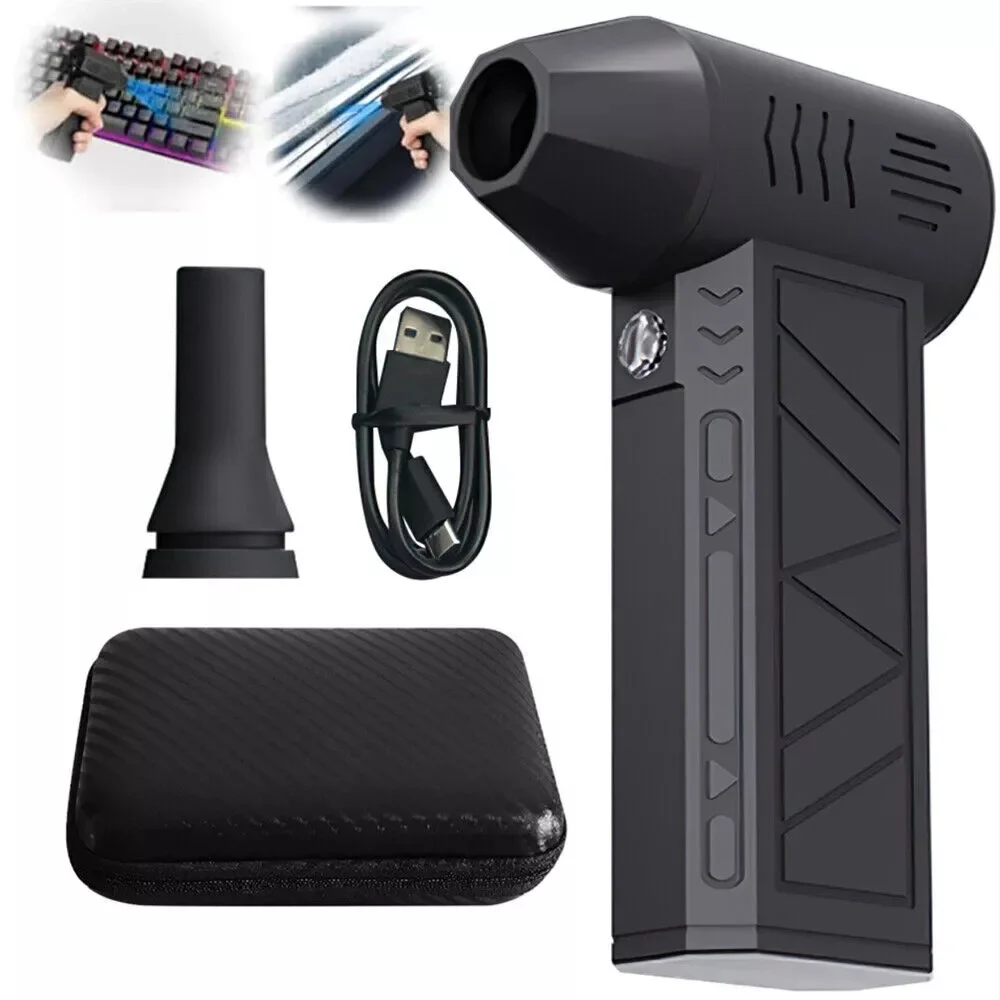 

130000 Мини-воздуходувка RPM, ручной электрический турбореактивный вентилятор, бесщеточный двигатель, жестокая вентиляция, скорость ветра, 52 м/с, промышленный канальный вентилятор