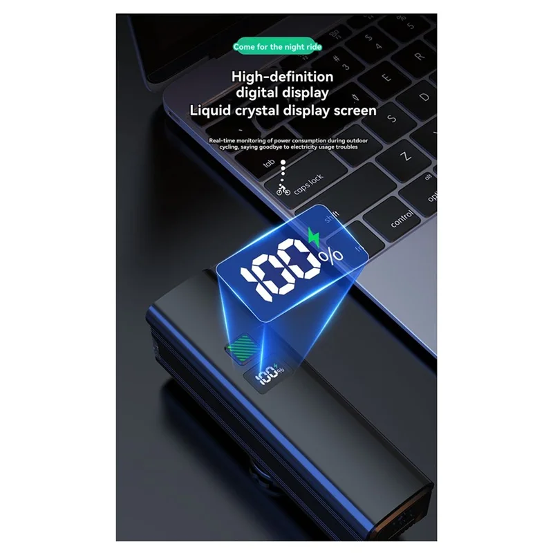 FFYY-Cycling Lights Bicycle Headlights With High And Low  Switch 800 Lumens USB-C Charging For Cyclists And Commuters