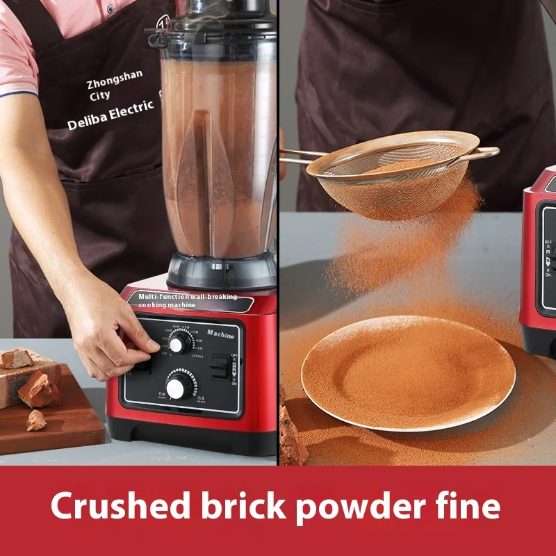 Professional 5L Commercial Electric Kitchen Appliance Plastic Food Fruit Juicer Soybean Milk Machine Wall-Breaking Blender