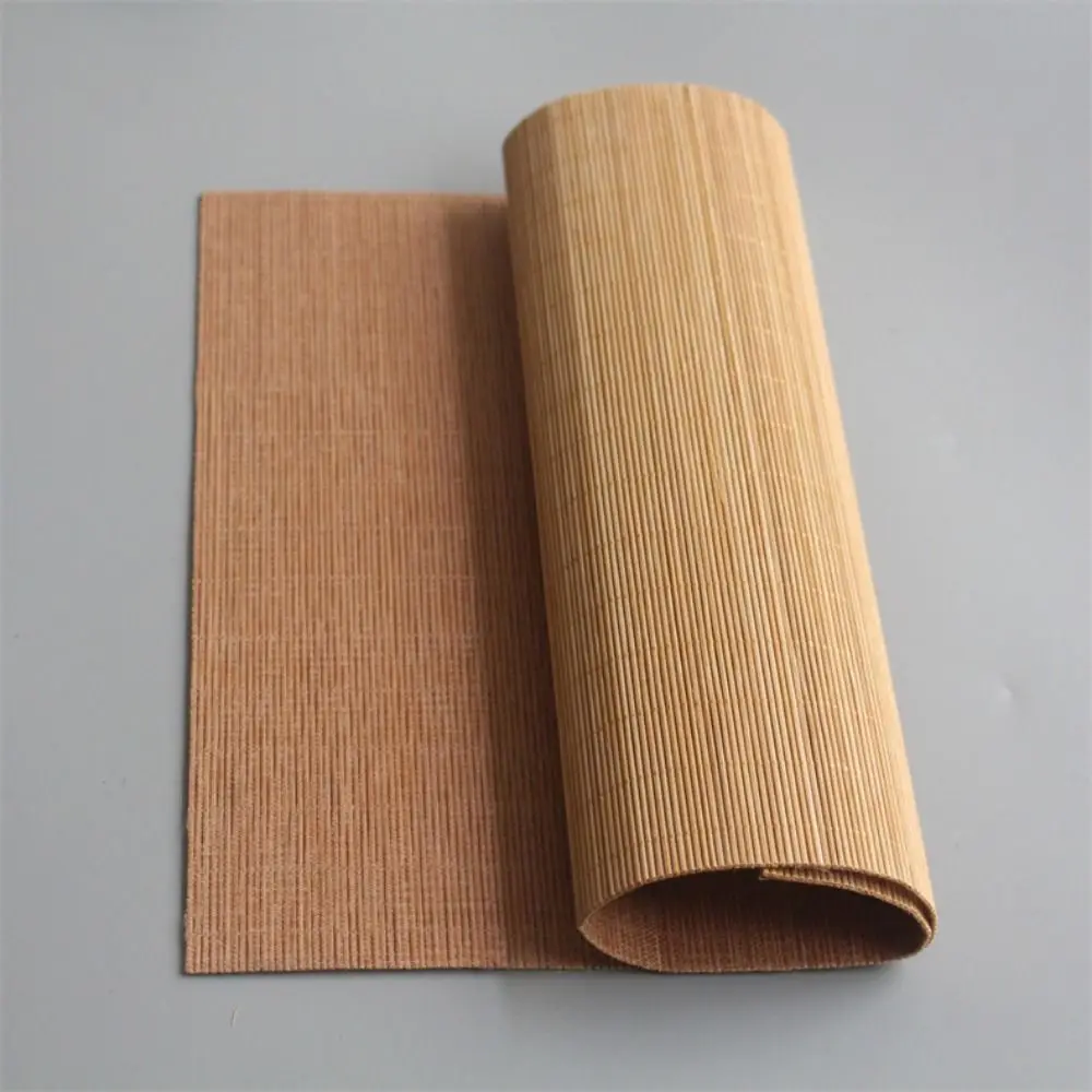 Multicolor Bamboo Tea Mat Multi-shape Heat Insulation Tea Ceremony Accessories Anti Scalding Hand-woven Tea Mat