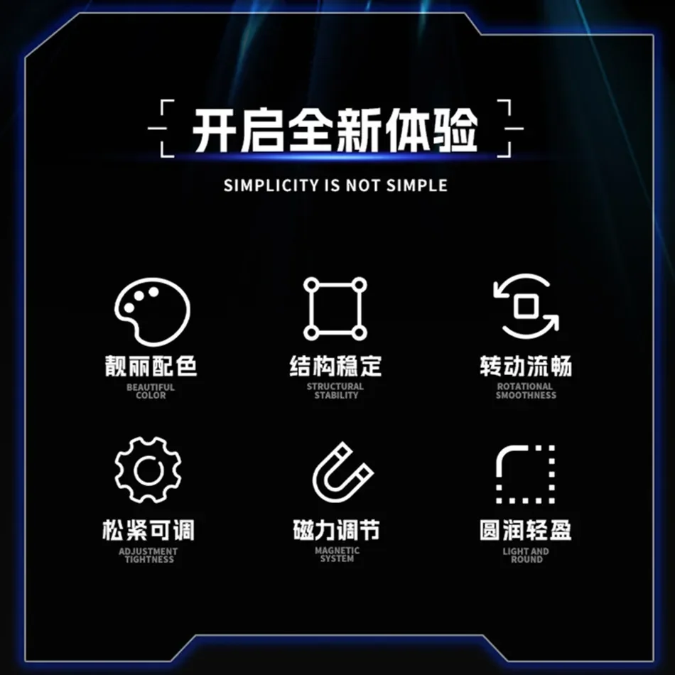 [JudyCube] Sengso FTO Cubo magnético octaedro giratorio 3x3 Shengshou 2x2 FTO rompecabezas profesional de forma especial Cubo mágico