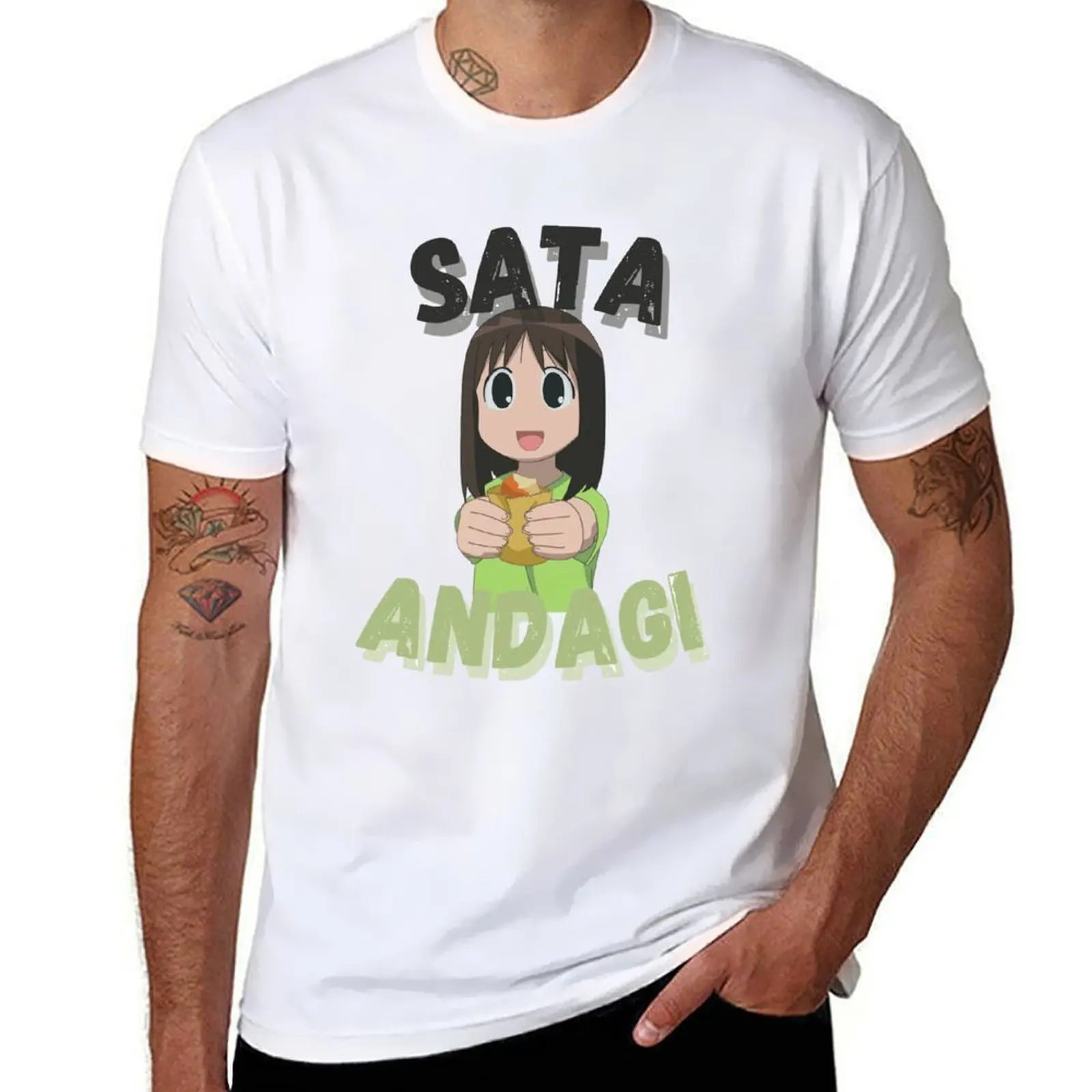 

Osaka cute anime girl T-Shirt t shirt man plain black cotton t-shirt plain for man package T-Shirt