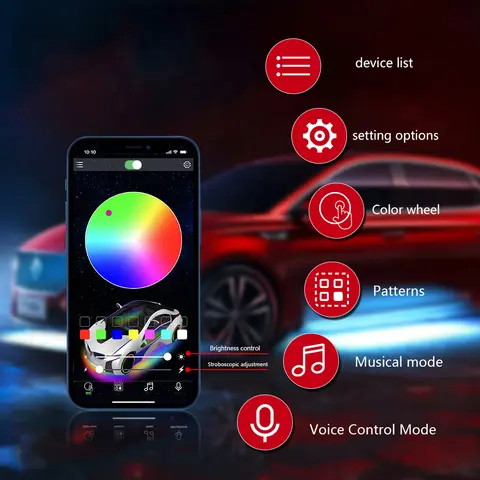 6 best sales tesla ambient light - №3