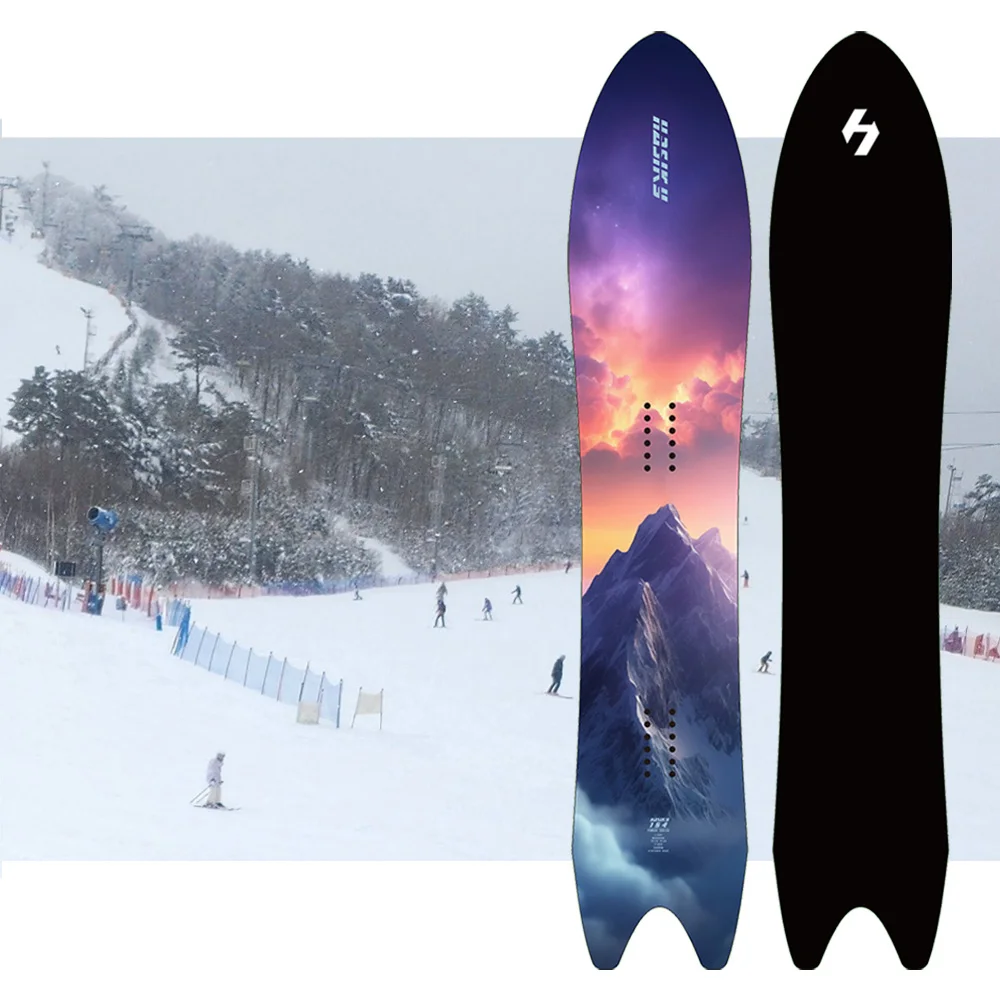 Hasiky Hot Sale Winter Snowboarding Equipment Adult's Sport Style Wood Powder Snowboards