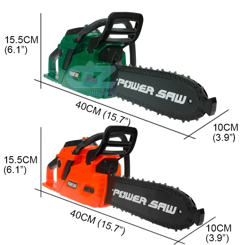 Outils de tronçonneuses électriques pour enfants, jouets de réparation, son réaliste, jeu de simulation, Halloween, Noël, cadeau d'anniversaire pour garçons