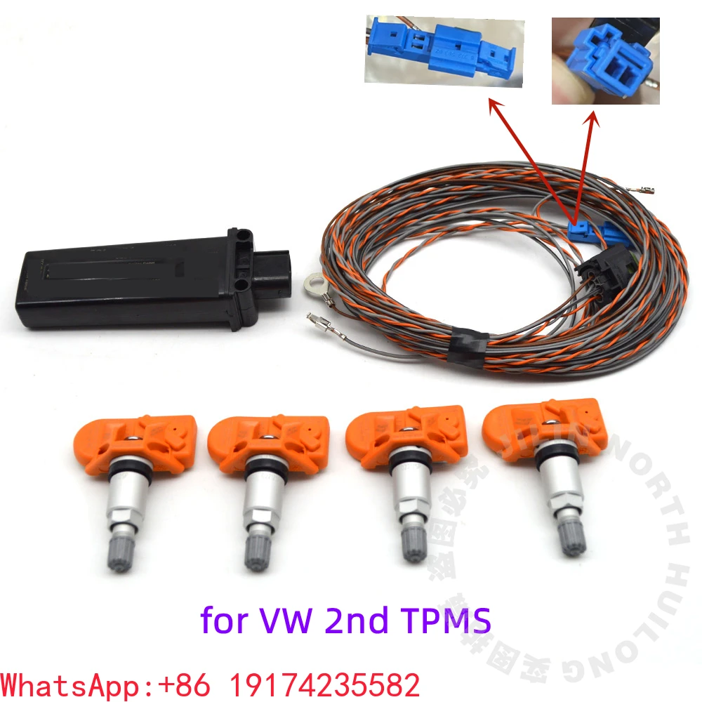 

4M0 907 273 B 5Q0 907 273B 273B0 273F 5Q0 907 275B 275F TPMS 2nd Second Generation Tyre Pressure Monitoring System for VW Audi