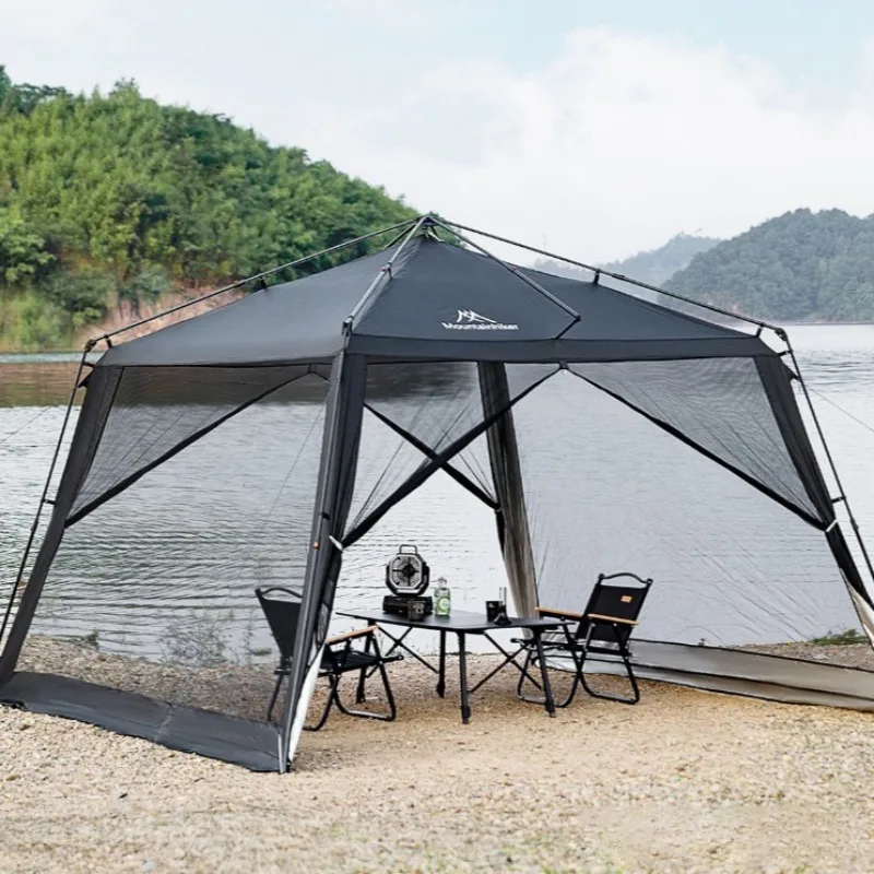 

Портативная складная палатка для кемпинга, автоматическое открытие, стабильная пляжная рыбалка, противомоскитная палатка, уличный солнцезащитный козырек, оборудование для кемпинга