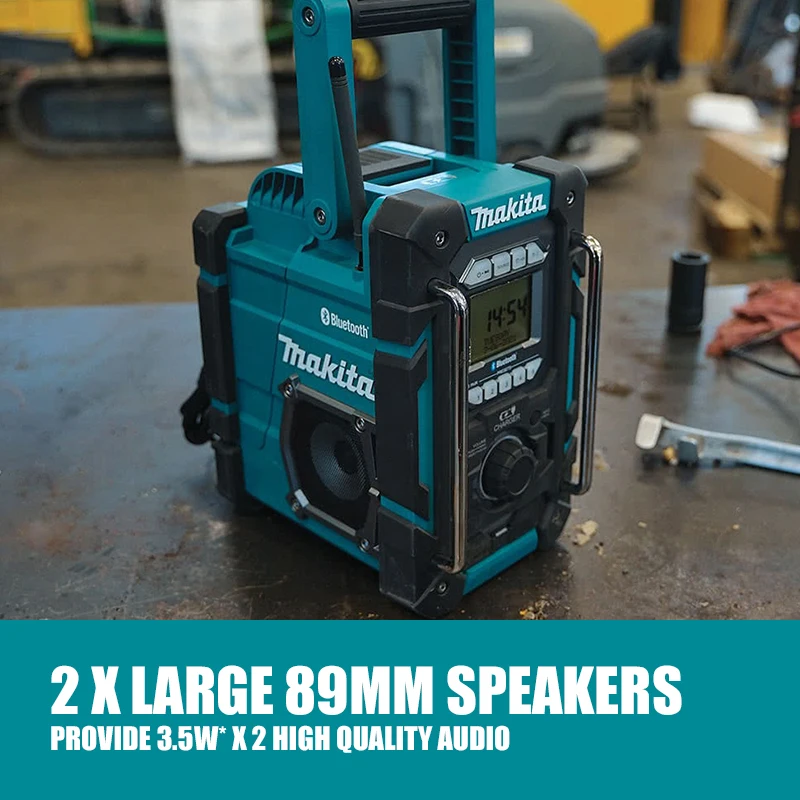 Makita DMR300 Cordless Jobsite Bluetooth Radio Charger 12V 18V Lithium Power Tools CXT LXT