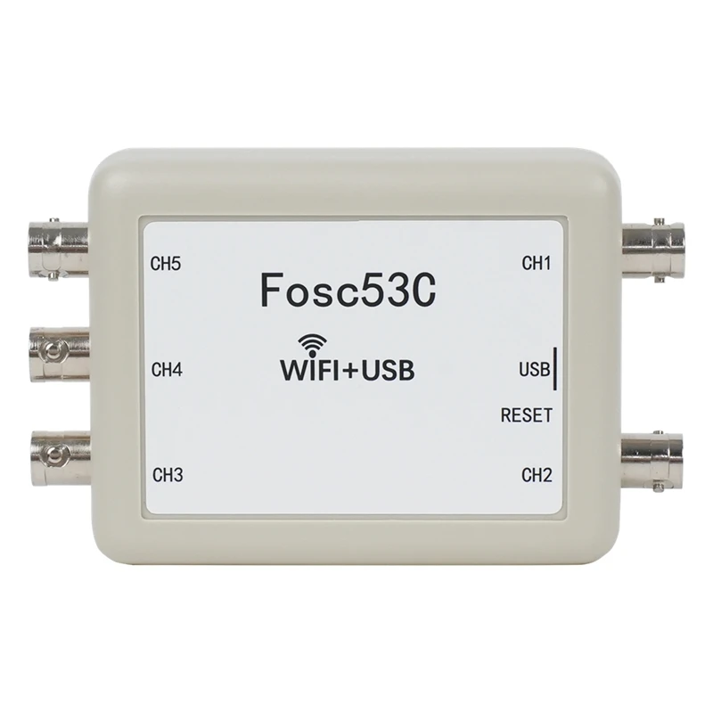 

USB-осциллограф Fosc53c 1 м Wi-Fi, 5-канальный синхронный вход, Электрический ремонтный Автомобильный Ручной осциллограф