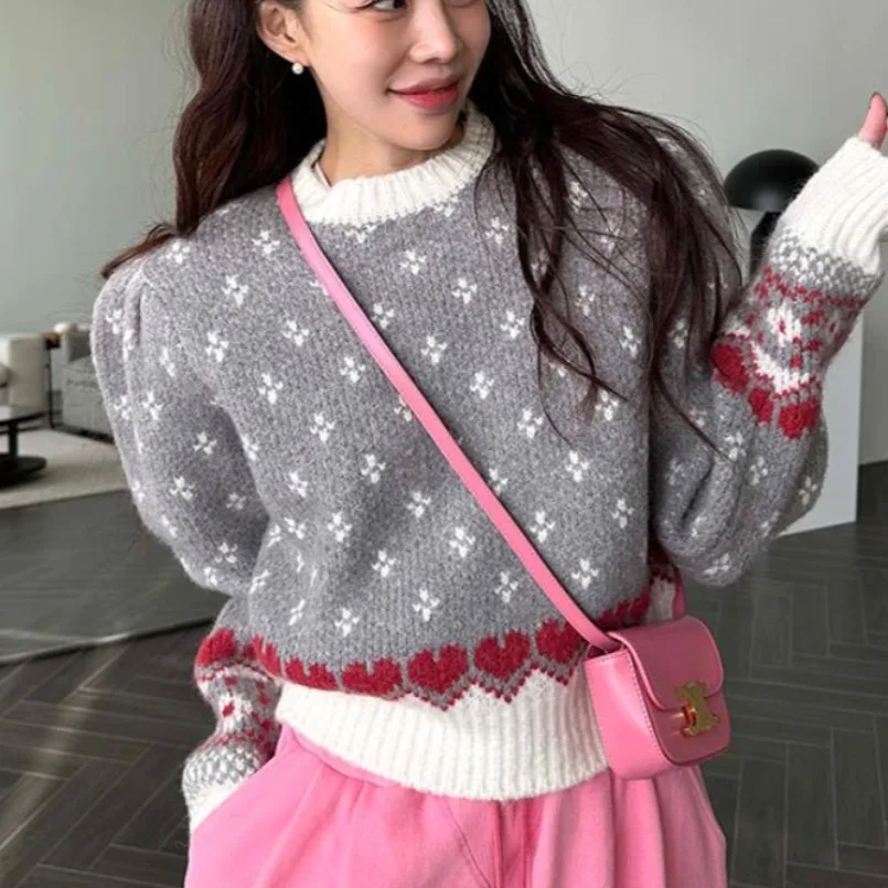 

Шикарный осенне-зимний вязаный свитер женский, длинный, с золотыми пуговицами, винтажный дизайн с перекруткой, модный повседневный, для работы и отдыха