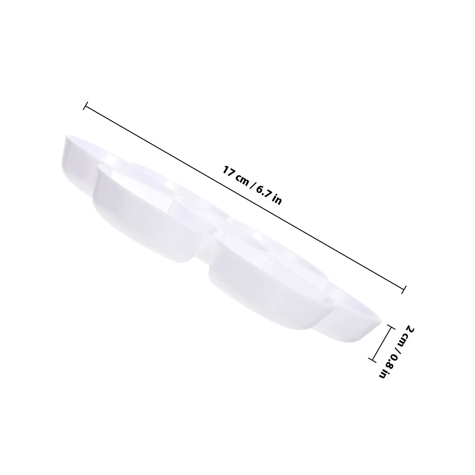 4Pcs Lightweight PP Paint Mixing Tray Plum Blossom Shaped Portable Color Palette Watercolor Art Painting Board