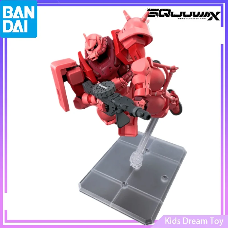 En Stock montaje Original Bandai HG Gundam GQuuuuuuX Anime blanco GUNDAM & CHAR'S ZAKU(GQ) figuras de acción juguetes modelo coleccionable