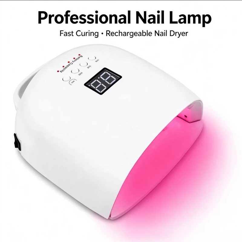 52LEDS LED UV Nail Lamp Dryer For Nails 86W Gel Polish Drying Lamp With 3 Timer Setting Auto Sensor Manicure Lamp
