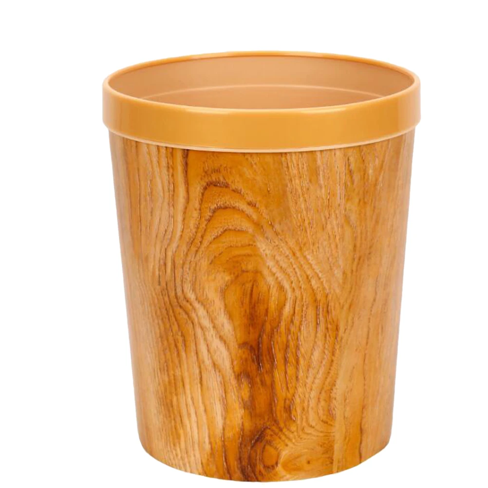 

Plastic Trash Can 12L Storage Container Mini Round Bin Home Office Bathroom Safe Environmental Protection