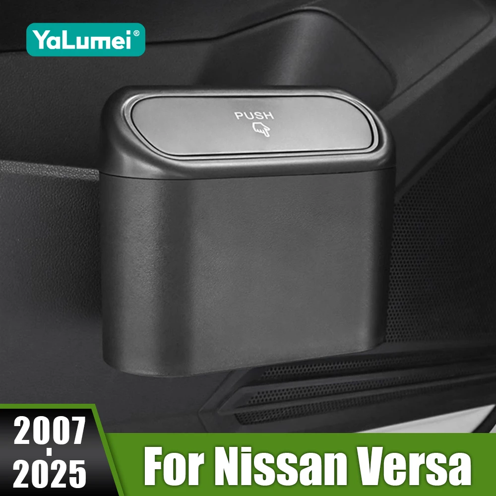 For Nissan Versa 2007-2018 2019 2020 2021 2022 2023 2024 2025 ABS Car General Suspension Creative Trash Can Supplies Accessories