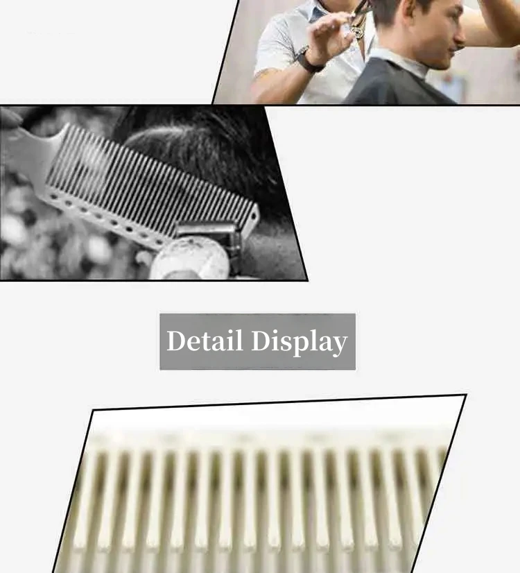 1Pc männer Haar Schneiden Kamm Anti-slip Anti-statische Friseur Trimmen Haar Kamm Barber Shop Pro friseur Haarbürste Y0724 – Detail 5