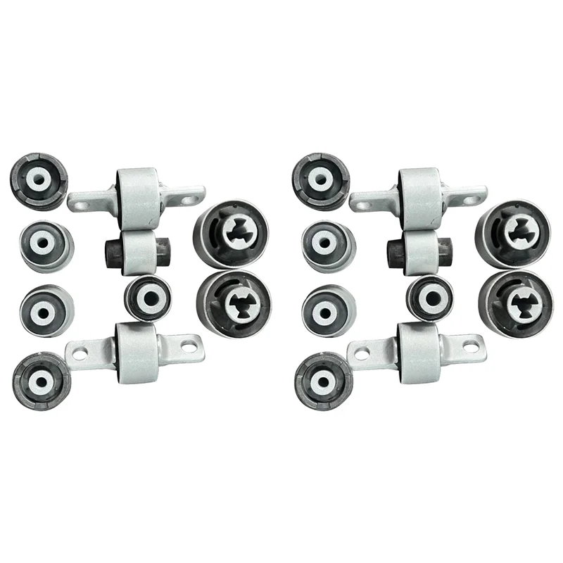 

2X Front Left&Right Suspension Control Arm Bushing Kit Triangle Arm Front Lower Straight Arm For Tesla Model 3 Y