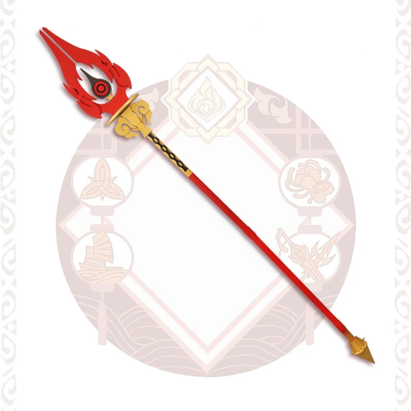 

Hu Tao Staff of Homa Genshin Impact Staff Cosplay Props Halloween Carnival Cosplay Party Props Accessories