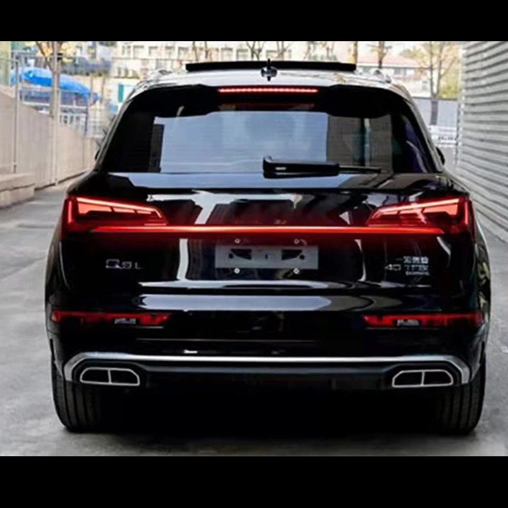 

Car LED Tail Lamp for Audi Q5L 2021 2022 2023 2024 LED dynamic turn signal through rear bumper taillight Automotive Accessories