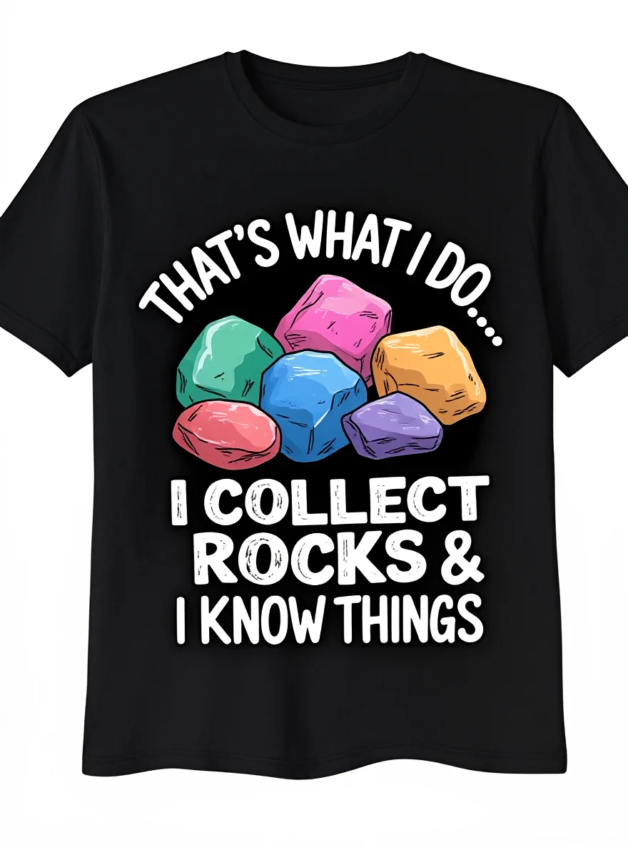 

Geological Print T-Shirt - 100% Cotton Short Sleeve Street Style Fashion Top