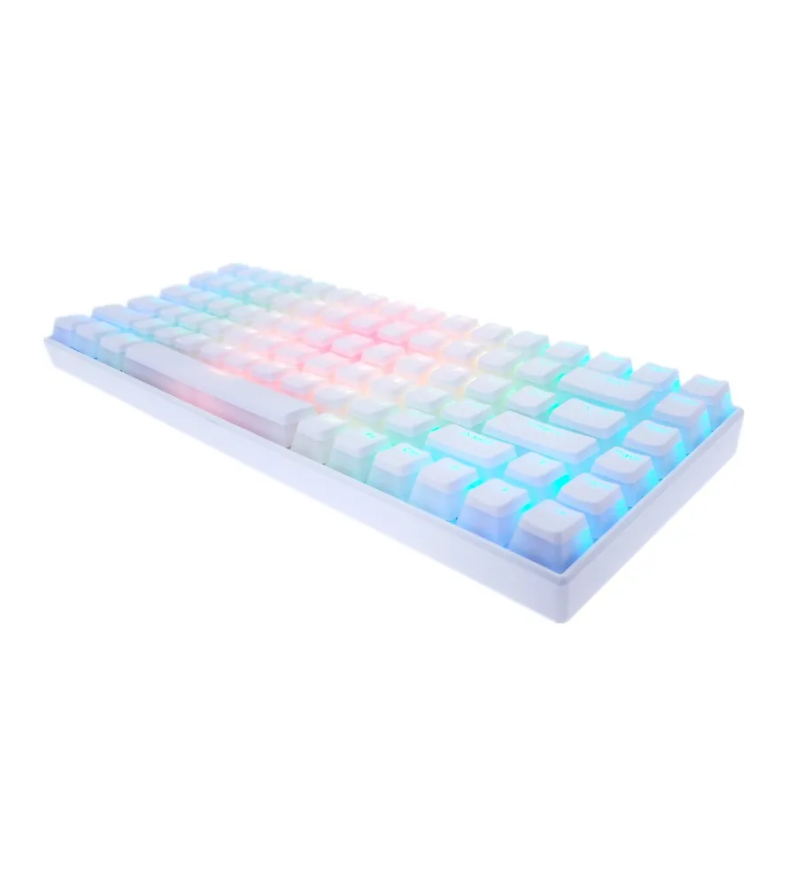 Transparent 61/64/68/84/87/96/98/104 mechanical keyboard keycap 156 keys double leather milk pudding PBT