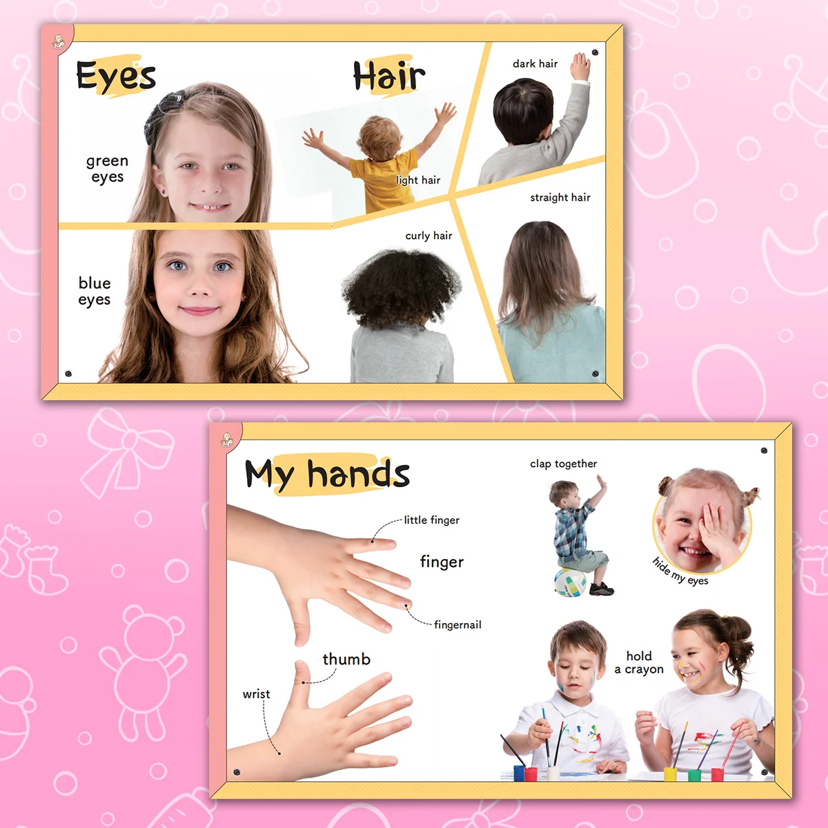 Encyclopedia of Early Learning: My Body, Kids Picture Book About Human Body Parts and Functions