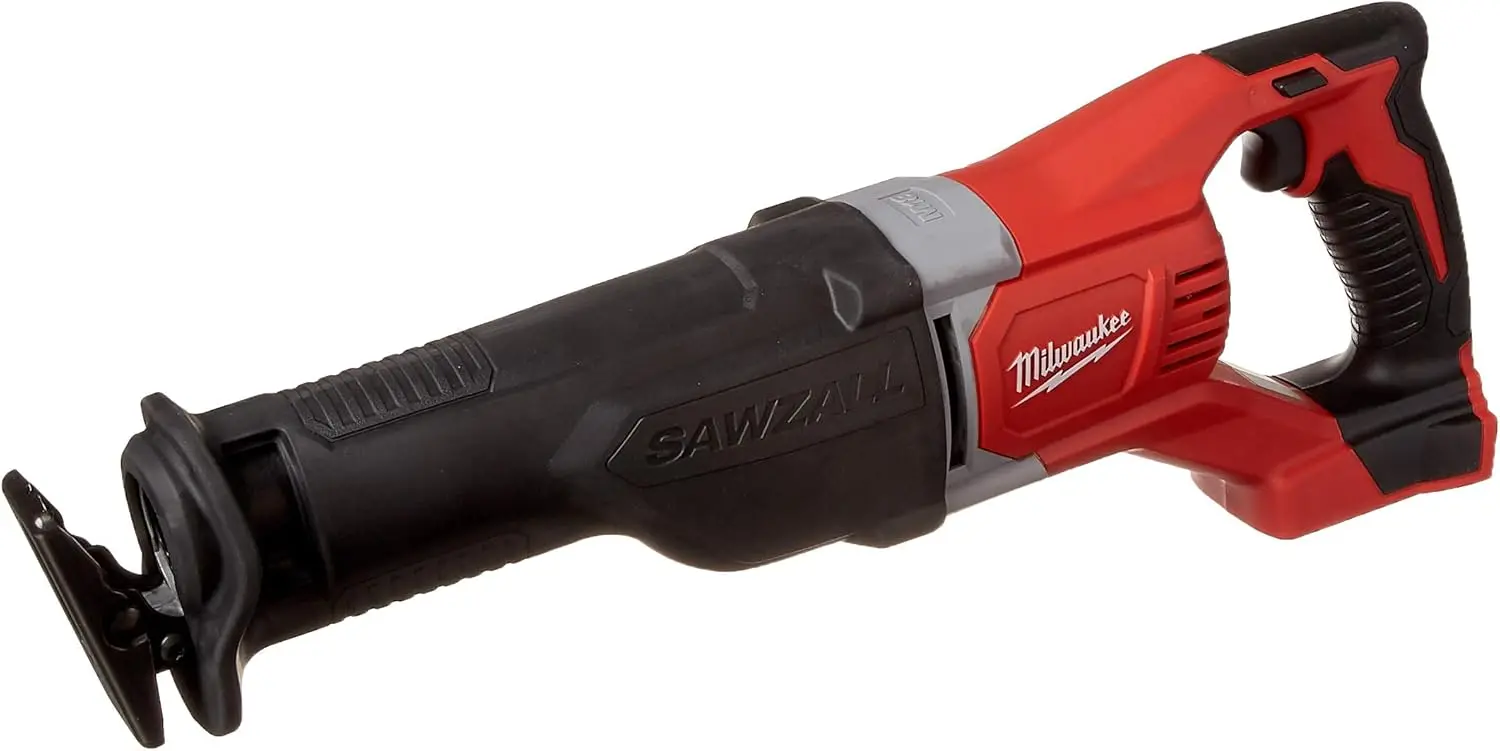 Milwaukee 2621-20 M18 18V Lithium Ion Cordless Sawzall 3,000RPM Reciprocating Saw with Quik Lok Blade Clamp and All Metal Gearbo