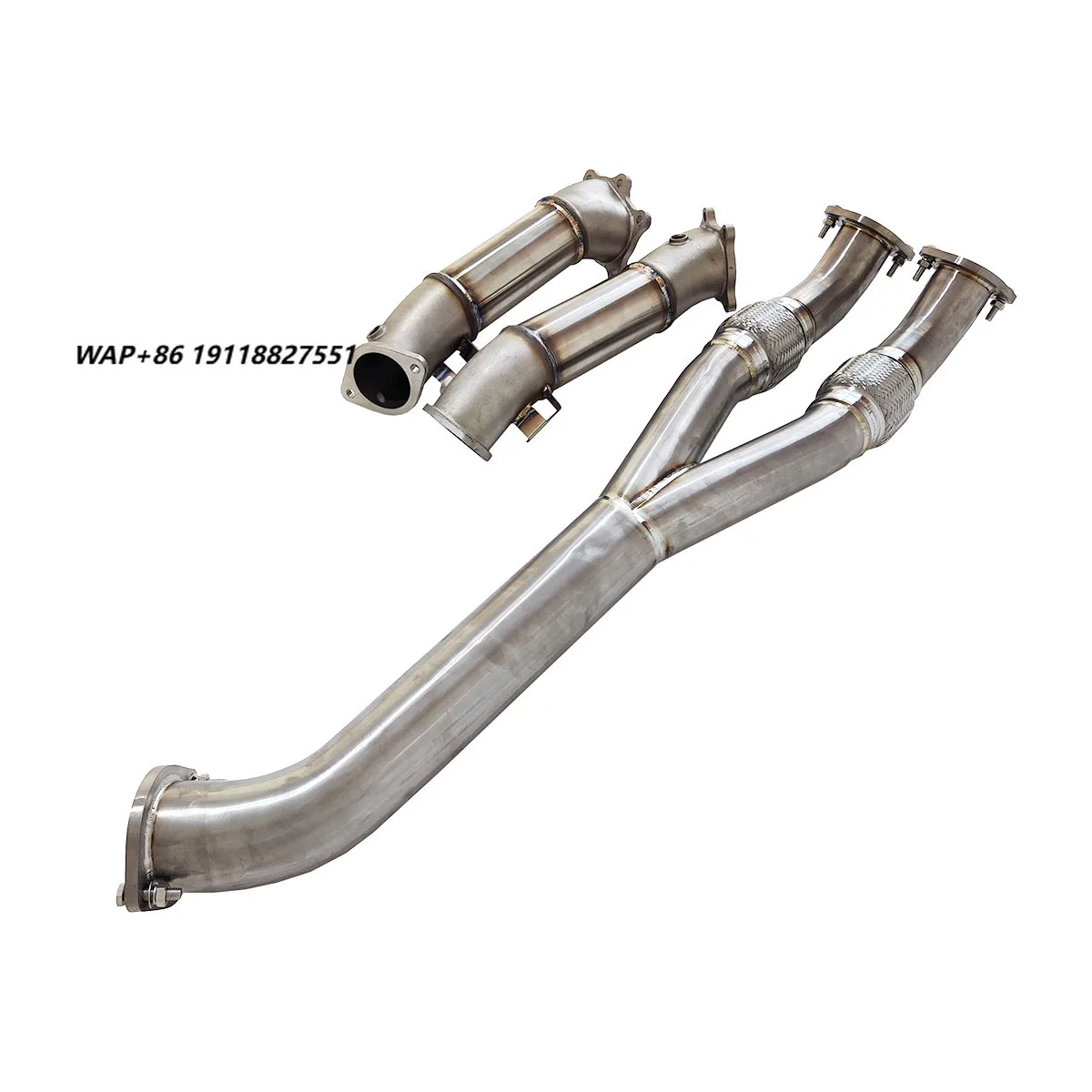 Lance for Racing Exhaust Downpipe + Y-Pipe for  2007-2011 GTR R35