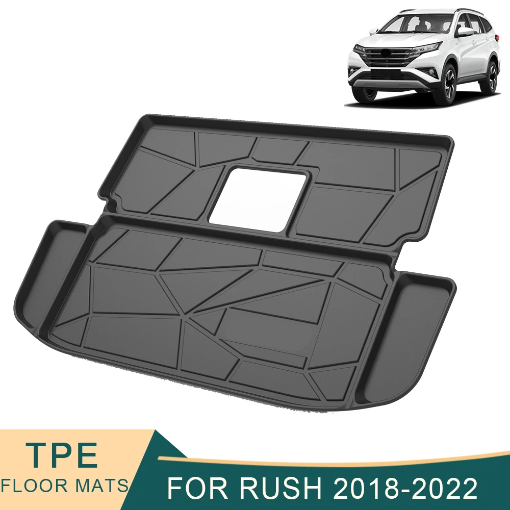 

For Toyota RUSH 2018-2023 Cargo Liner All-Weather TPE Non-slip Trunk Mats Waterproof Boot Tray Trunk Carpet