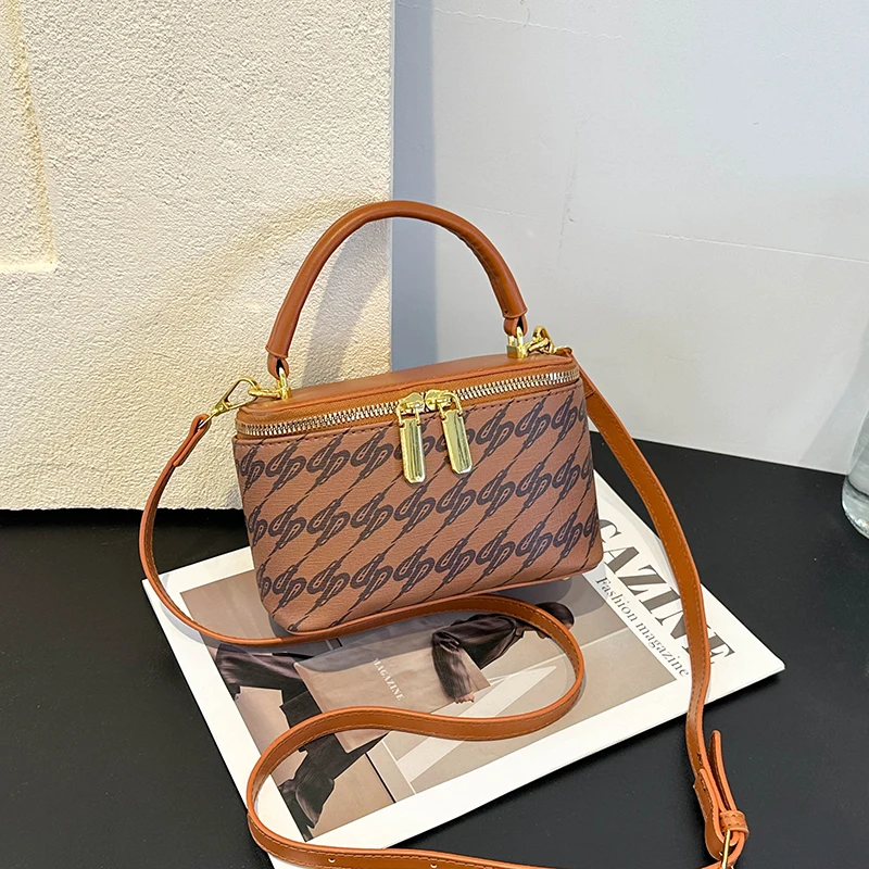 

Luxury And Fashionable Zipper Crossbody Bag Classics Designer Women's Leather Shoulder Bag Modern Trendy Style Handbag