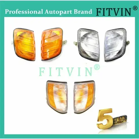 New Car Front Corner Light Turn Signal Indicator Lamp 1248261143 1248261243 for Mercedes Benz E Class W124 1985-1996 FITVIN